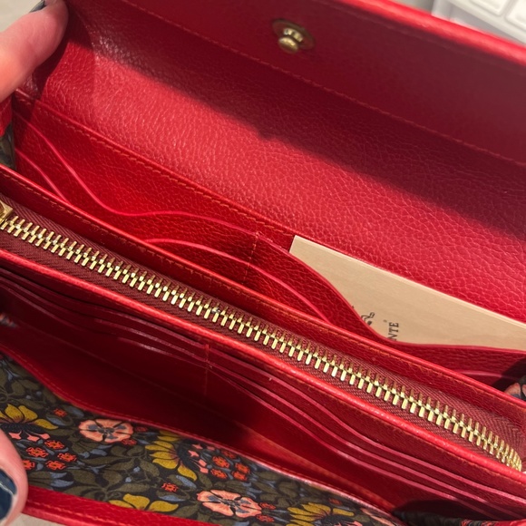 Il Bisonte Leather Wallet - Brand New in package - RED - Picture 5 of 8